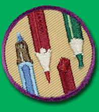 Girl Scout Drawing Badge