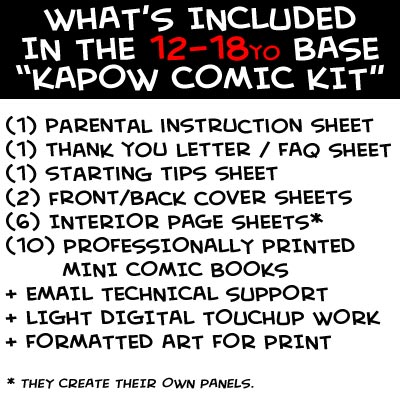 COMIC CON Prep Kit – Todd Tevlin – Children's Drawing Classes and
