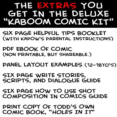 KABOOM Comic Kit – Todd Tevlin – Children's Drawing Classes and Artwork/Comic  Books