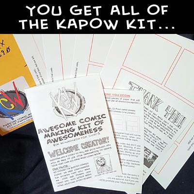 KABOOM Comic Kit – Todd Tevlin – Children's Drawing Classes and